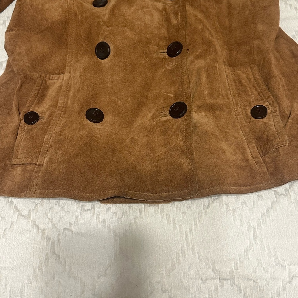 Finity Studio Leather Vintage Suede Lined Jacket … - image 6